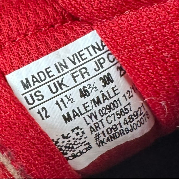 adidas Busenitz Skate Sneaker Suede Vulc‎ Red Gum Size 12 Dennis Busenitz Shoe - Picture 9 of 9